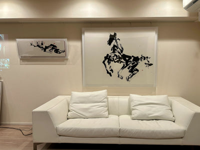 【書作品の納品事例】書作品の購入から設置まで|つくば市T様邸